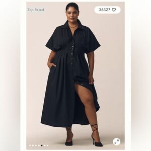 Anthropologie The Tobie Shirt Dress by Exquise